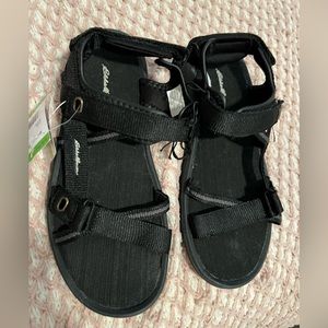 EDDIE BAUER Womens Lark Black SANDALS
